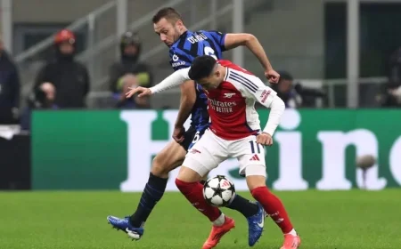 Inter Faces Arsenal in Champions League Clash at San Siro
