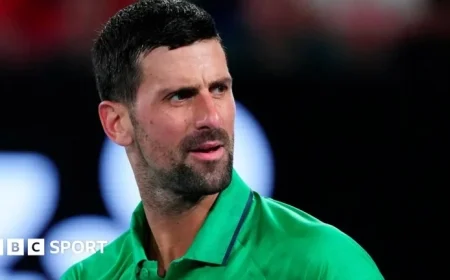 Novak Djokovic Secures 100th Win at 2026 Australian Open, Defeats Martinez