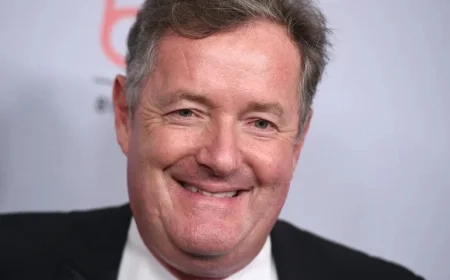 Piers Morgan Hospitalized After Fall, Blames Donald Trump