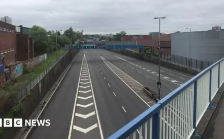 Aston Expressway Closed in Birmingham Over Gantry Issues