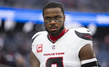 NFL Fines Azeez Al-Shaair for Eye Black Protest Message “Stop the Genocide”