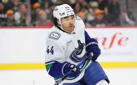 Canucks Trade Sherwood to Sharks for Picks and Prospect