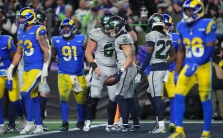 Seahawks vs. Rams: Super Bowl Spot Hangs in the Balance