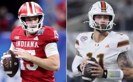 Indiana Faces Miami in College Football Playoff National Championship Showdown