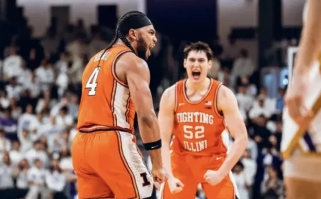 Illinois, Texas Tech Climb into Men’s Basketball Power 37 Top 10