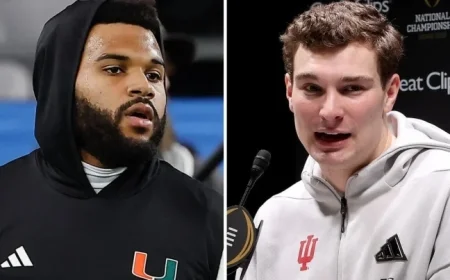 Watch Miami Hurricanes vs. Indiana Hoosiers in CFP National Championship Live