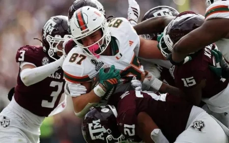UM Tight End Bauman Shines After Injury Forces His Rise