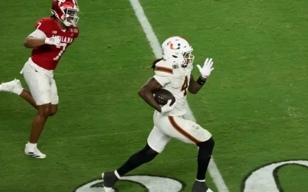 Mark Fletcher Jr. Delivers Crucial 57-Yard Play for Miami Victory