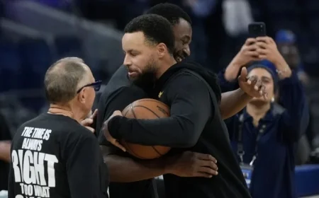 Warriors Welcome Andrew Wiggins Back to Chase Center with Open Arms