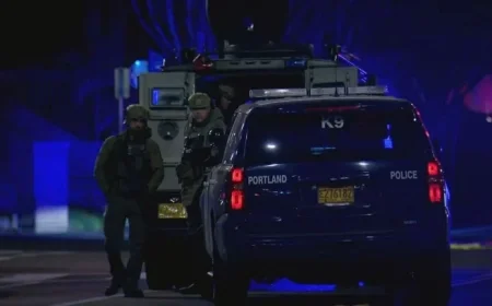 Portland Police Officers Shot; Manhunt for Suspect Continues