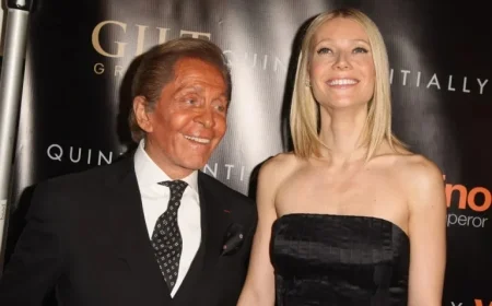 Gwyneth Paltrow Honors Italian Fashion Designer Valentino