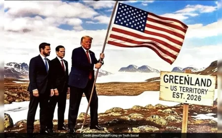 Trump Mocks NATO by Altering US Map to Include Greenland