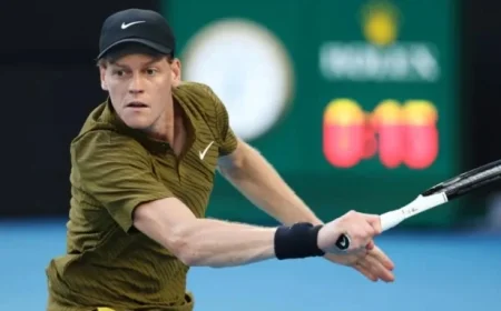 Sinner Faces Gaston in Today’s Australian Open Live Match