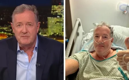 Piers Morgan Hospitalized with Serious Injury, Blames Donald Trump