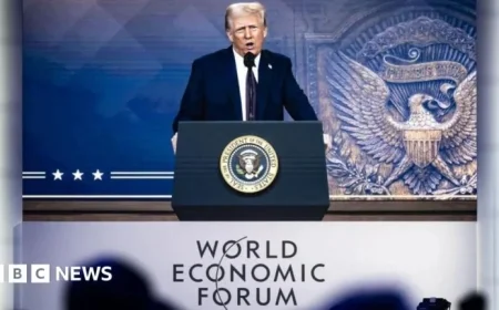 Trump Casts Shadow Over Record-Breaking Davos Economic Forum