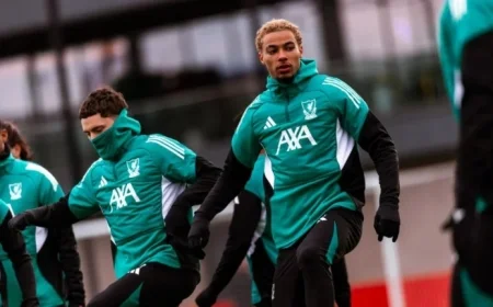 Liverpool Prepares for Champions League Clash in Marseille: Training Photos