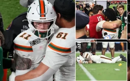Carson Beck’s Interception Ends Miami’s National Championship Dreams