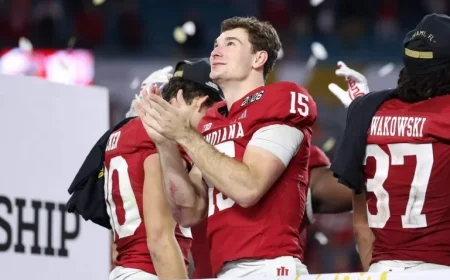 Indiana Tops AP Top 25 Football Poll for First Time; Key Superlatives Revealed