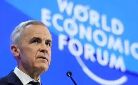 Carney’s Full Speech Transcript Released at World Economic Forum