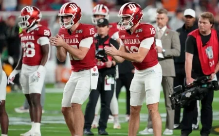 Alberto Mendoza Enters Transfer Portal After Indiana’s National Title Win