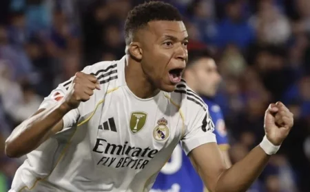 Mbappé’s Goal Ignites Real Madrid Victory Against Monaco in LdC