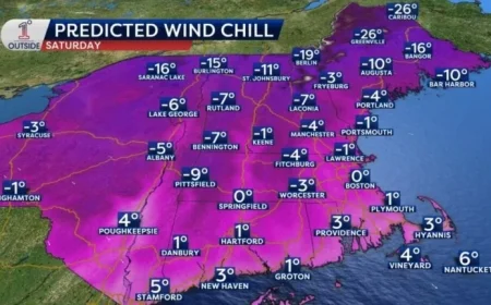 Arctic Air from Polar Vortex Could Target New England with Storm This Weekend