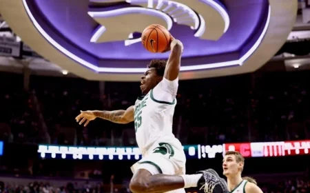 Michigan State Concludes Pacific Northwest Tour at Oregon Tuesday Night