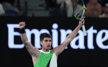 How to Stream Carlos Alcaraz vs Yannick Hanfmann at Australian Open Free