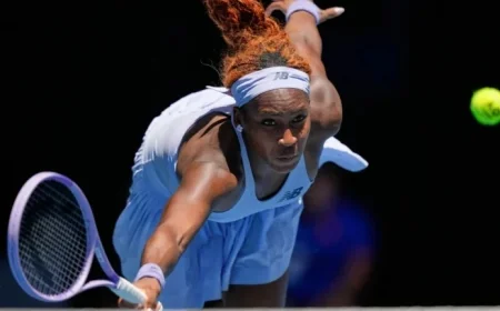 Coco Gauff Overcomes Serving Struggles, Reaches Australian Open Second Round