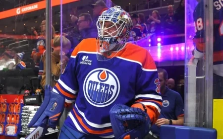 Jarry to Debut as Oilers Starting Goalie Against Devils at Home