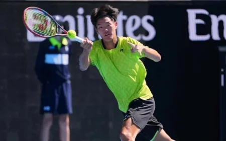 Michael Zheng Advances at Australian Open Tonight