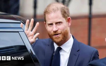 Court Hears Prince Harry’s Claim Against Mail Publisher as Desperate