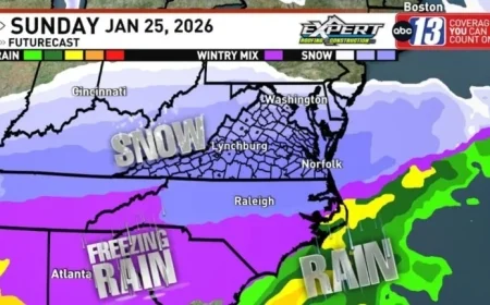 Major Snowstorm Predicted for ABC13 Area This Weekend