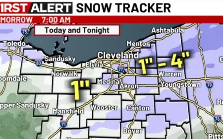 Snow Hits Today; Severe Cold Expected Friday to Sunday