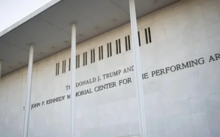 Lawmakers Push to Erase Trump’s Name from Kennedy Center