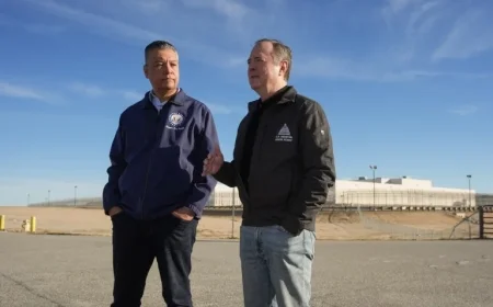 CA Democrats Padilla, Schiff Visit New ICE Detention Center