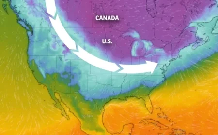 Polar Vortex Brings Freezing Temperatures to Southern and Eastern States
