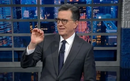 Stephen Colbert Audience Boos Trump on Second Term Anniversary