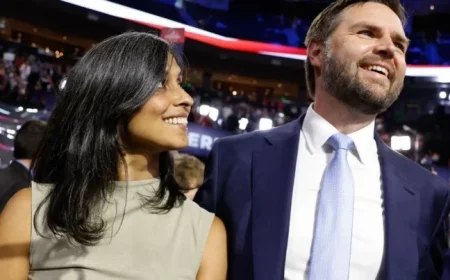 Usha Vance Announces Pregnancy