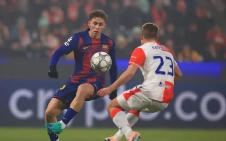 Live: Slavia Prague vs. Barcelona in Champions League Today