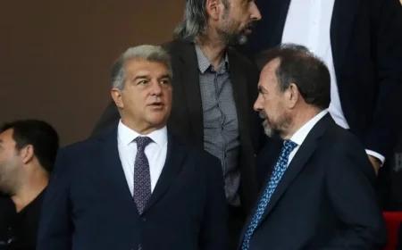 Barcelona President Laporta Slams Referees After 2-1 Loss to Real Sociedad