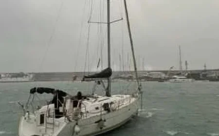 Father and Son Rescued After Boat Drifts Adrift