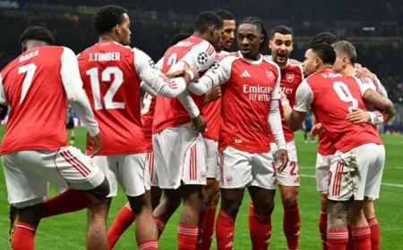 Arsenal’s Victory Over Inter Milan Boosts Champions League Standings