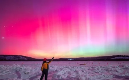 Massive Solar Storm Sparks Northern Lights Display in Southern California
