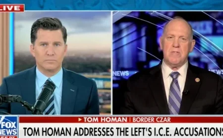 Trump Aide Tom Homan Defends Detaining U.S. Citizen in Snowy Underwear
