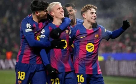 Fermin Lopez Shines as Barcelona Defeat Slavia Prague in Six-Goal Thriller