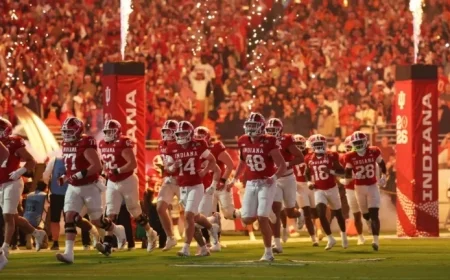 Hoosiers Celebrated as Heroes on Return to Bloomington