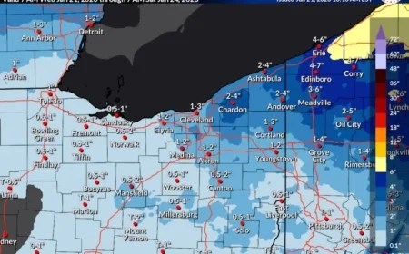 Snow Wednesday, Extreme Cold Friday, Weekend Storm Looms for NE Ohio