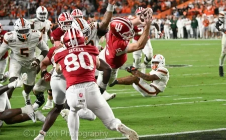 Fernando Mendoza’s Leap Becomes Iconic in IU Football’s Championship Season