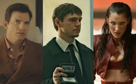 Ashton Kutcher, Evan Peters, Bella Hadid & More Shine in The Beauty Cast